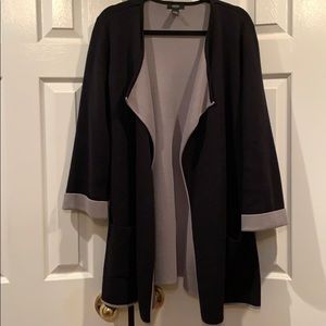 Plus Size Alfani Colorblocked Open-front Cardigan